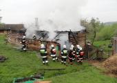 Witowice Dolne – Budynek mieszkalno-gospodarczy w płomieniach