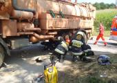 Znów wypadek z udziałem motocykla