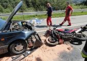 Śmierć motocyklisty w Kąclowej