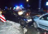 Nawojowa – zderzenie samochodów osobowych