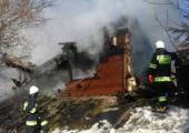 Mszalnica – pożar drewnianego budynku