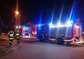 Nowy Sącz, ul. Topolowa – pożar w wielorodzinnym budynek mieszkalnym