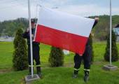 Dzień Flagi Państwowej Rzeczypospolitej Polskiej w KM PSP Nowy Sącz