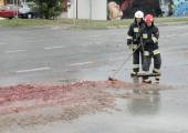 Wytłoki owocowe na jezdni