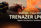 Szkolenie z wykorzystaniem trenażera LPG  w Ochotniczej Straży Pożarnej w Niskowej w dniu 1.07.2017r.