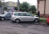 Nowy Sącz, ulica Sienkiewicza – zderzenie dwóch samochodów osobowych