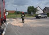 Gołkowice Dolne- zderzenie dwóch samochodów