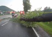 Burze nad Sądecczyzną w dniu 10 sierpnia 2017 roku