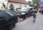 Nowy Sącz, ulica Węgierska – zderzenie dwóch samochodów