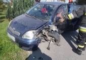 Nowy Sącz, ul. Juranda- zderzenie trzech  samochodów