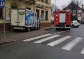 Nowy Sącz, ul. Jagiellońska-zderzenie dwóch samochodów