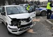 Nowy Sącz, Aleje Józefa Piłsudskiego-zderzenie dwóch samochodów osobowych