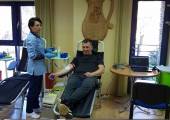 Pomimo mroźnej pogody chętnych nie brakowało - zebrano 13,5 litra krwi