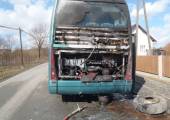 Olszana-pożar autobusu