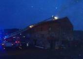 Nowy Sącz, ul. Węgierska-pożar sadzy w przewodzie kominowym