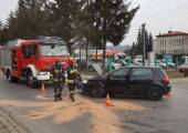 Nowy Sącz, ul. Tarnowska-zderzenie dwóch samochodów osobowych