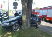 Stary Sącz, ul. Jana Pawła II-zderzenie dwóch samochodów osobowych, pięć osób poszkodowanych