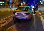 Grybów, ul. Kazimierza Wielkiego- zderzenie samochodów osobowych