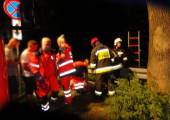 Krynica-Zdrój, ul. Kraszewskiego-kobieta wpadła do kryta potoku