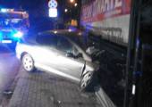 Nowy Sącz, ul. Radziecka- zderzenie dwóch samochodów osobowych