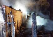 Stróże – pożar warsztatu stolarskiego