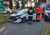 Nowy Sącz, ul. Kilińskiego - zderzenie dwóch samochodów osobowych