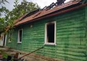 Barcice – pożar budynku mieszkalnego
