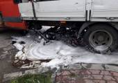Klęczany - zderzenie samochodu osobowego i motocykla 