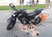 Barcice-zderzenie samochodu osobowego oraz motocykla