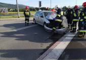Stary Sącz-zderzenie dwóch samochodów osobowych