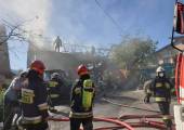 Moszczenica Wyżna – pożar budynku gospodarczo-mieszkalnego