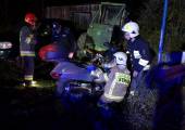 Brzyna- zderzenie motocykla z traktorem