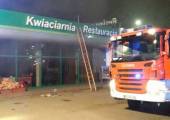 Nowy Sącz, ul.-Prażmowskiego - pożar na stacji paliw