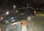 Krynica-Zdrój, ul. Pułaskiego – samochód osobowy wypadł z drogi