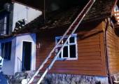 Krynica-Zdrój, Pułaskiego - pożar budynku mieszkalnego