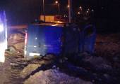 W Królowej Górnej Bus wypadł z drogi