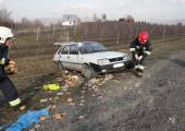 W Bilsku dachował samochód