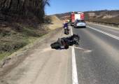 Kurów- zderzenie samochodu osobowego i motocykla