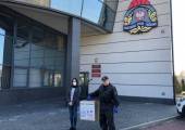 Maseczki dla strażaków od firmy Vitberg z Nowego Sącza