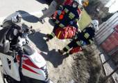 Mochnaczka Wyżna -zderzenie samochodu osobowego i motocykla