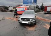 Nowy Sącz ulica Nawojowska – zderzenie dwóch samochodów