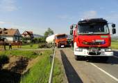 Bilsko - zderzenie dwóch samochodów osobowych z ciężarowym
