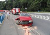 Nowy Sącz ulica Tarnowska- zderzenie dwóch samochodów osobowych