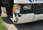 Piątkowa zderzenie samochodu osobowego z autobusem