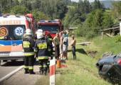 Nowa Wieś – dachowanie samochodu osobowego