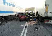 Wypadek drogowy w Tęgoborzy