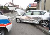 Nowy Sącz ulica Zygmuntowska – zderzenie dwóch samochodów
