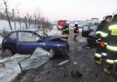 Wronowice – zderzenie dwóch samochodów osobowych