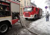 Nowy Sącz ulica Skargi – pożar w piwnicy