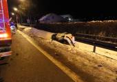 Nowy Sącz ulica Tarnowska- zderzenie dwóch samochodów osobowych